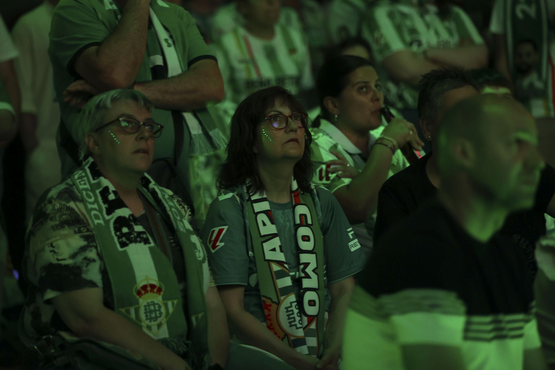 La Peña Bética de Logroño vive con pasión la final de la Conference League