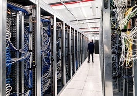 Un centro de datos de la riojana Arsys.
