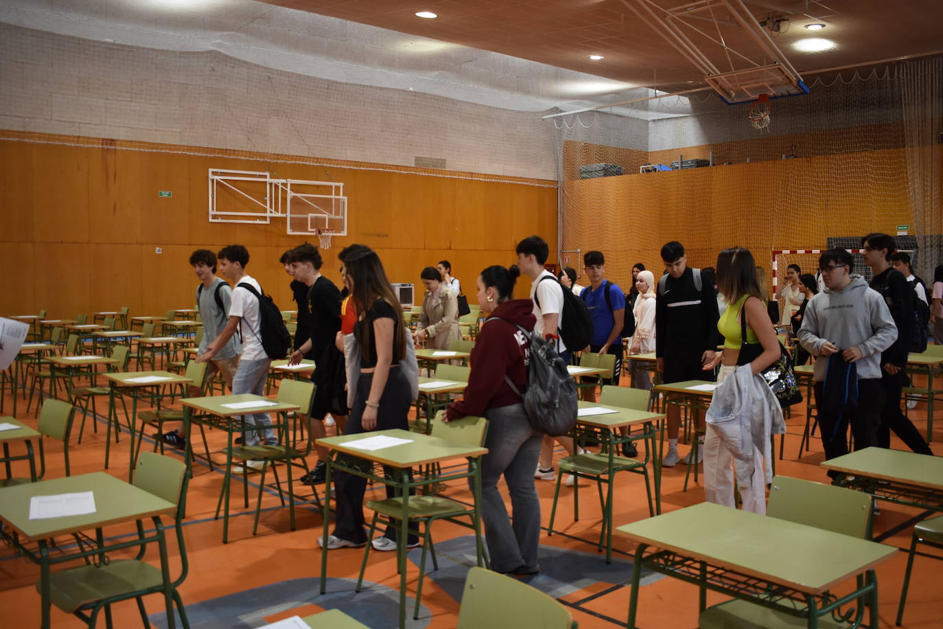 Las imágenes de la Selectividad en Calahorra