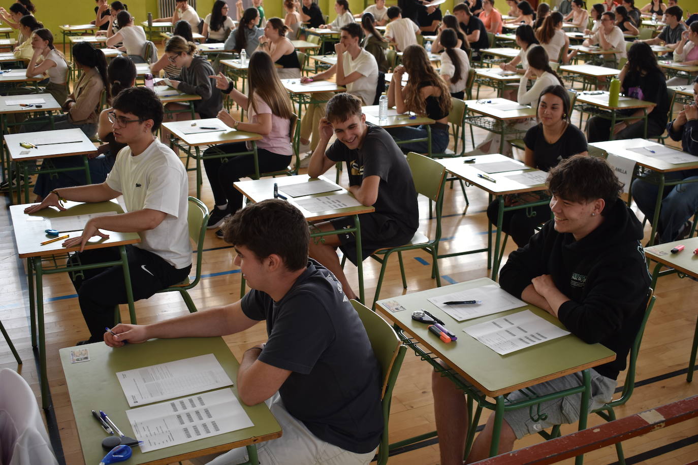 Las imágenes de la Selectividad en Calahorra