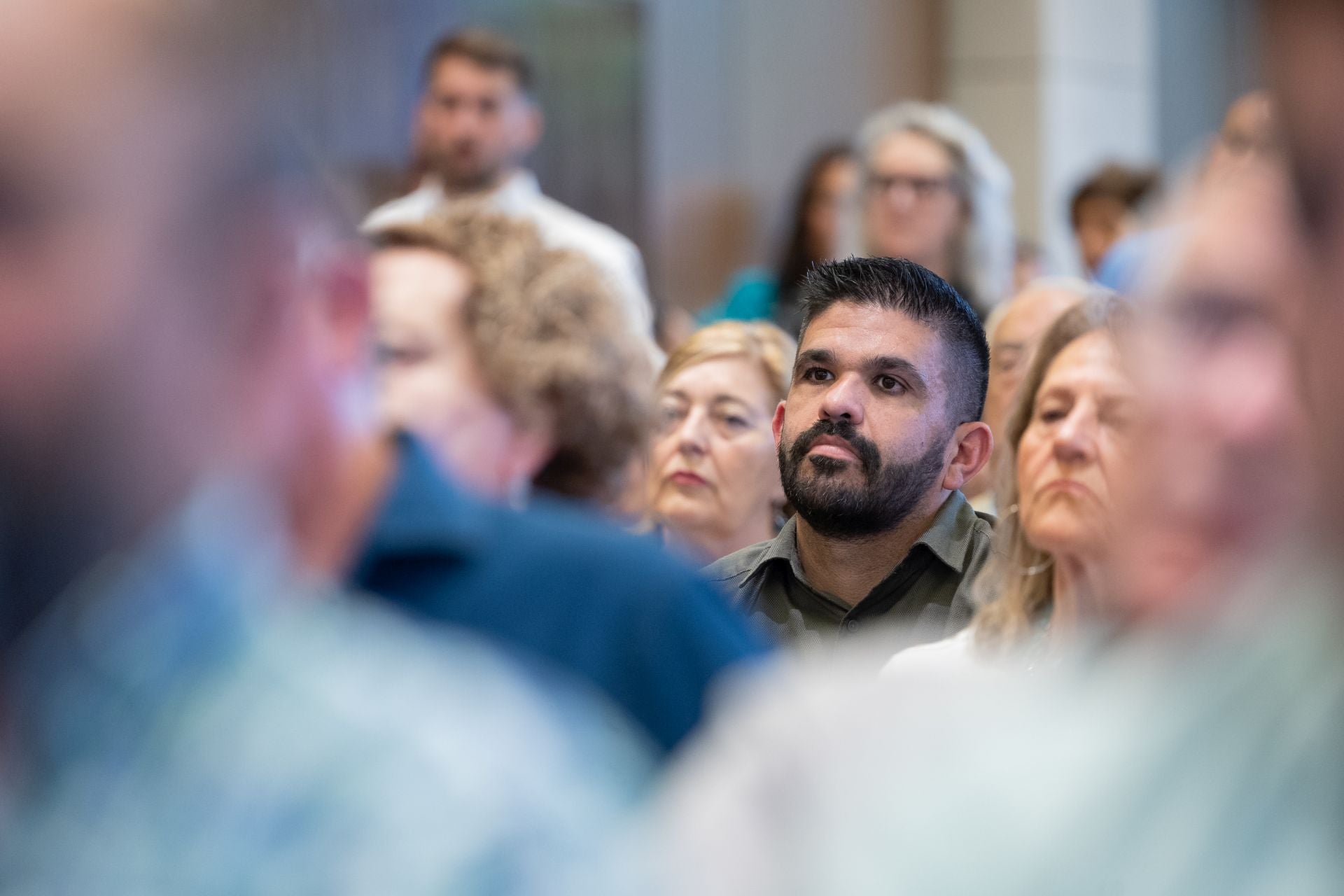 Imágenes de la visita del líder del PP a Logroño