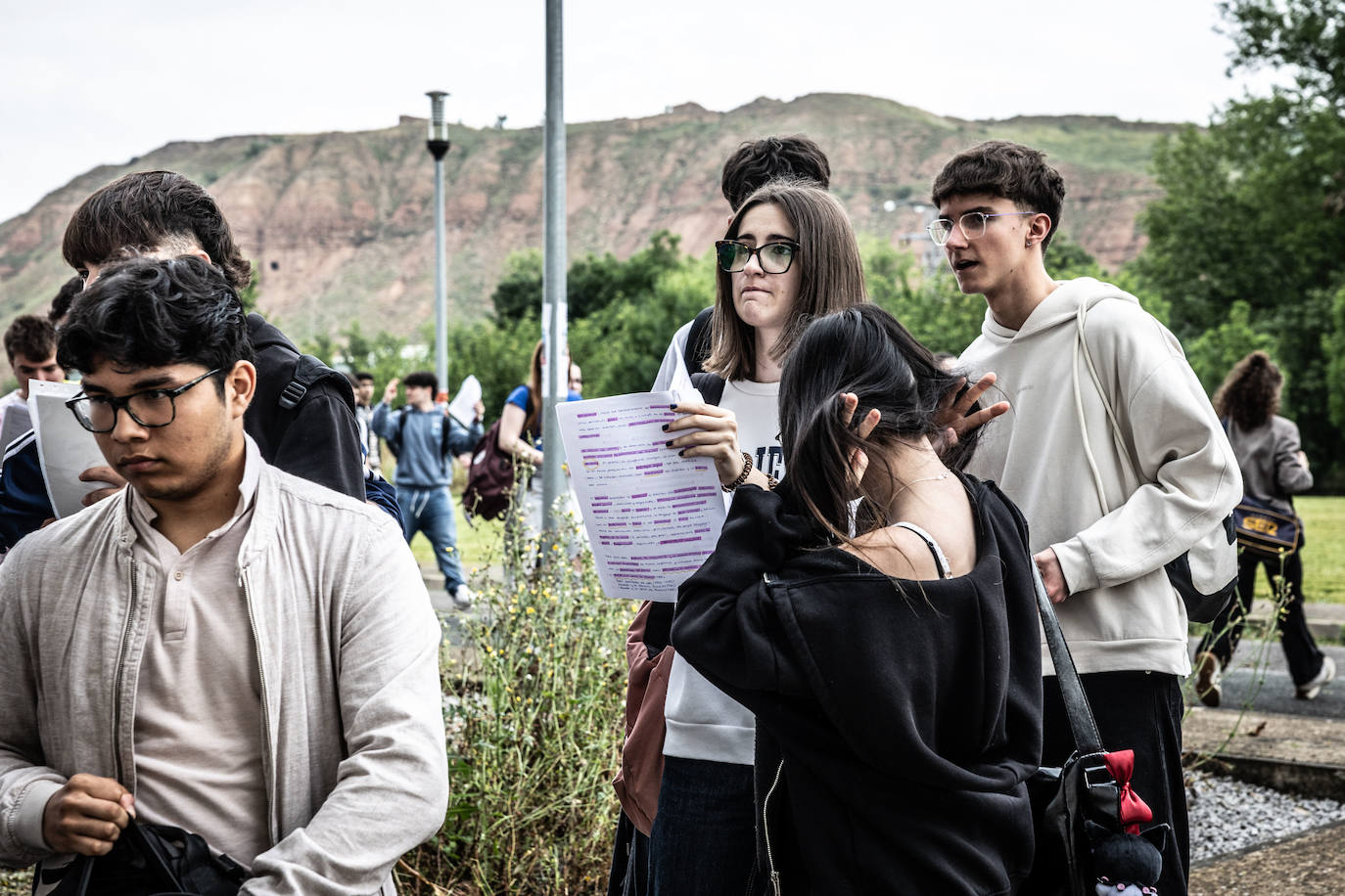Las imágenes del primer día de la PAU en la UR