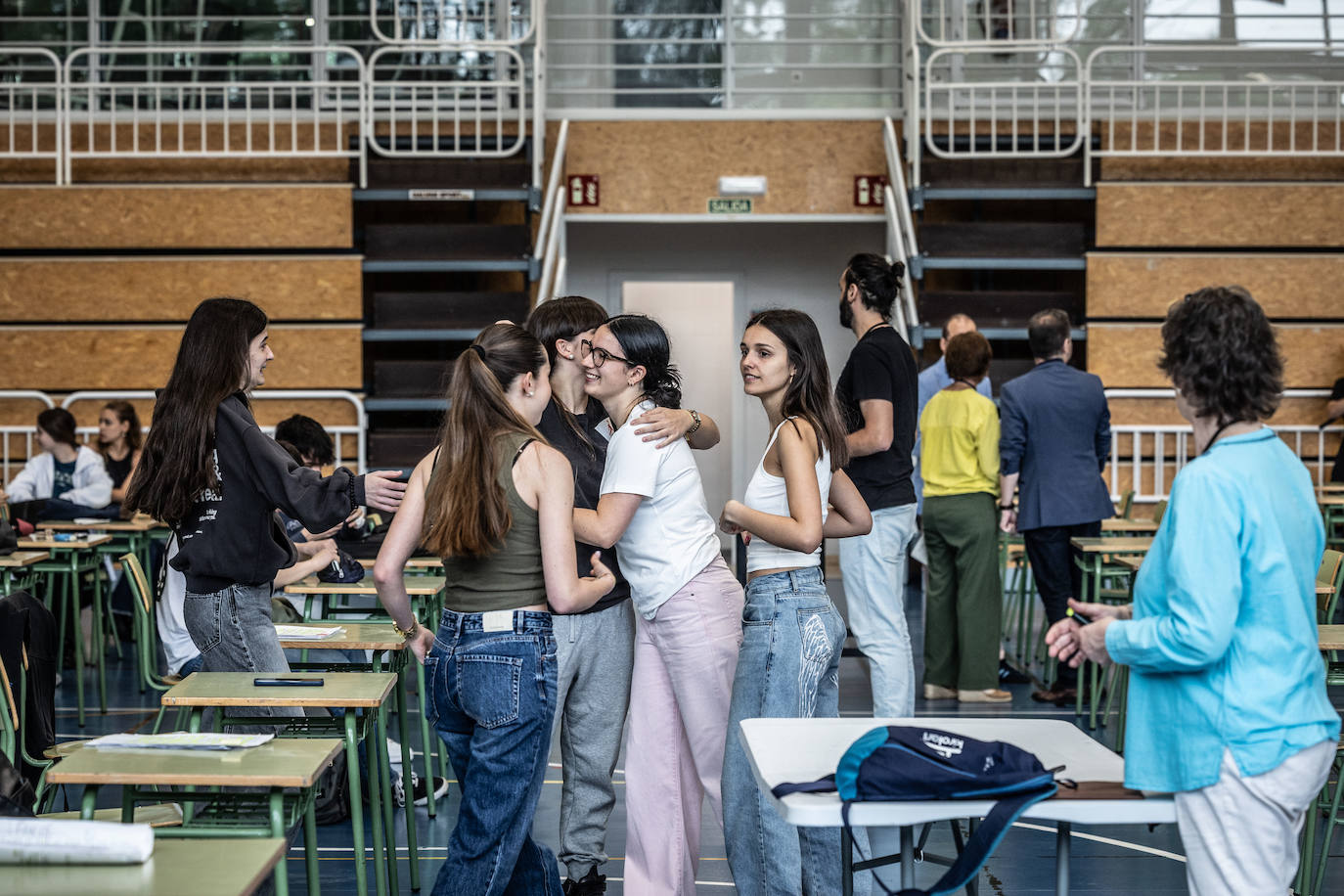 Las imágenes del primer día de la PAU en la UR