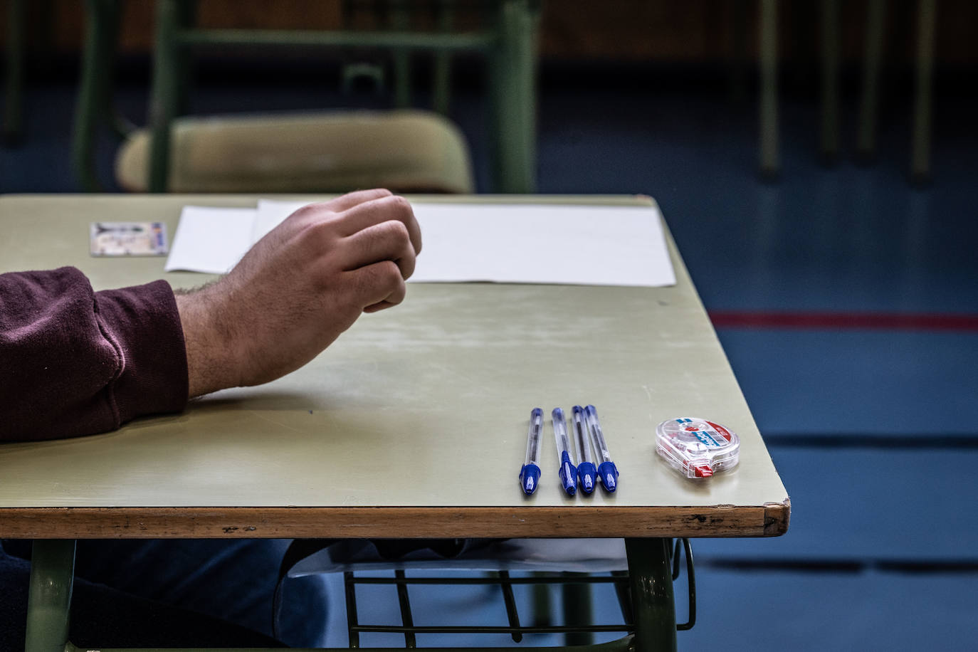 Las imágenes del primer día de la PAU en la UR