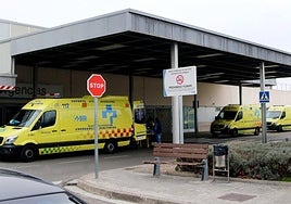 Puerta de Urgencias del San Pedro, en una imagen de archivo.