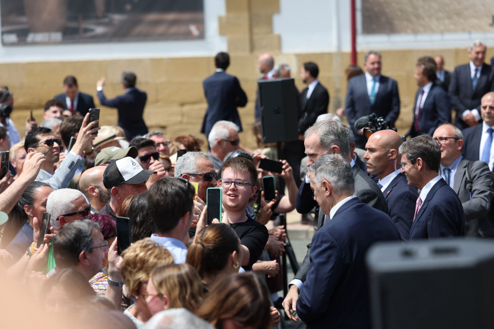 El rey Felipe VI visita Haro por el centenario de la DOCa Rioja