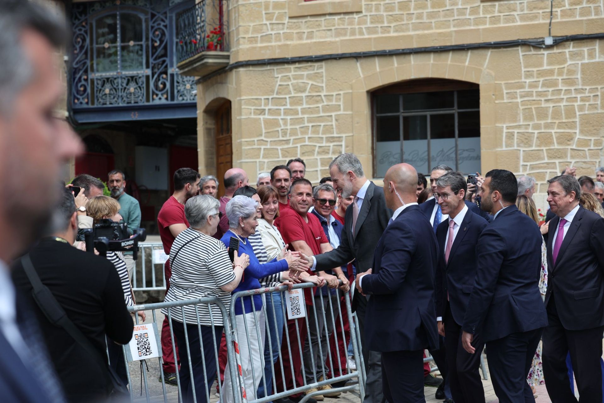 El rey Felipe VI visita Haro por el centenario de la DOCa Rioja