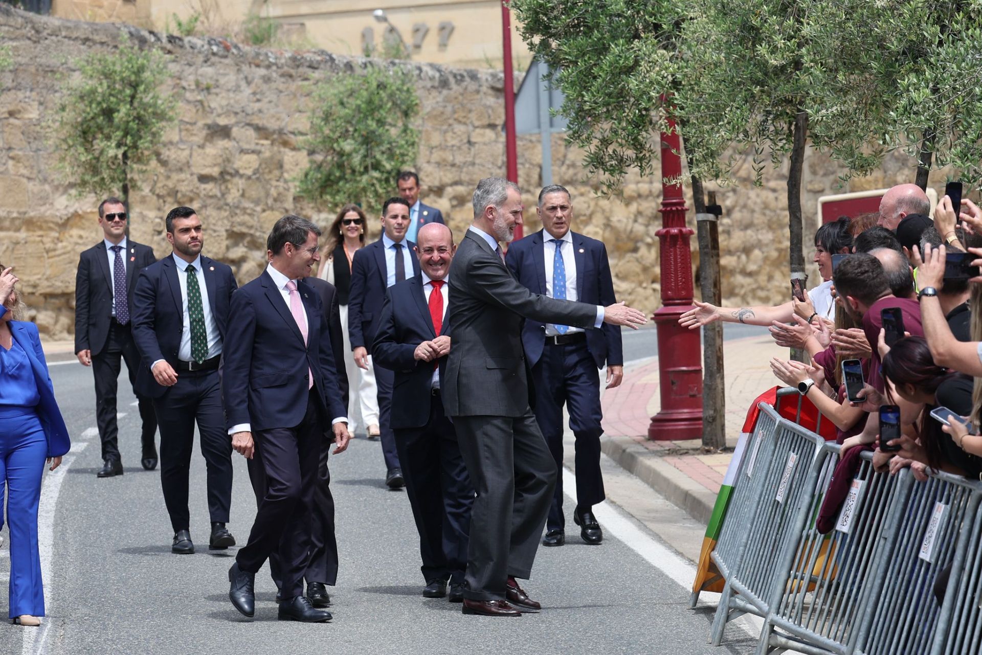 El rey Felipe VI visita Haro por el centenario de la DOCa Rioja