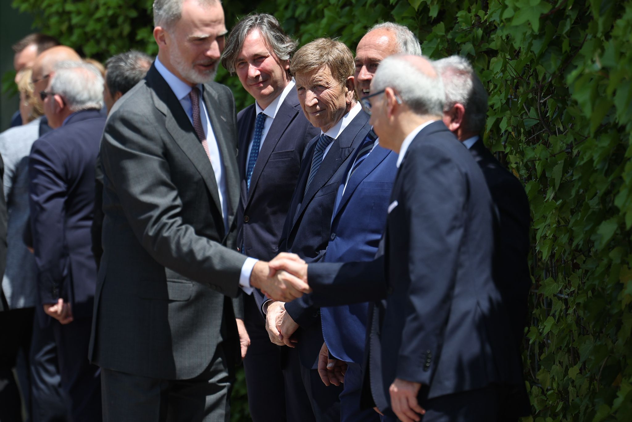 Las imágenes de la visita del Rey a Marqués de Riscal