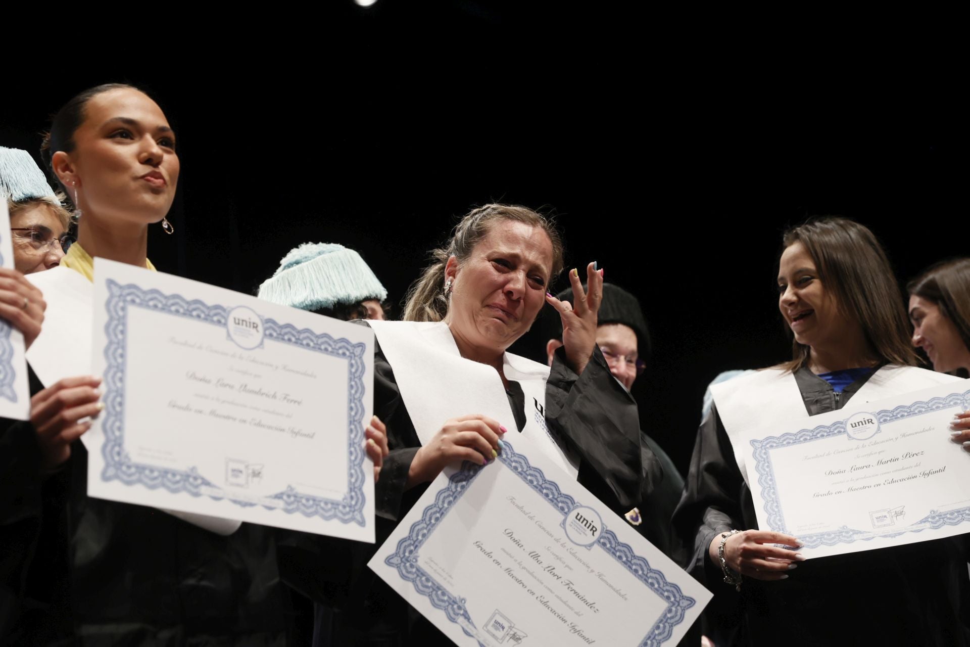 Las imágenes de la graduación de los estudiantes de la Facultad de Educación y Humanidades de UNIR