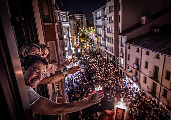 Las imágenes del desfile de luminarias