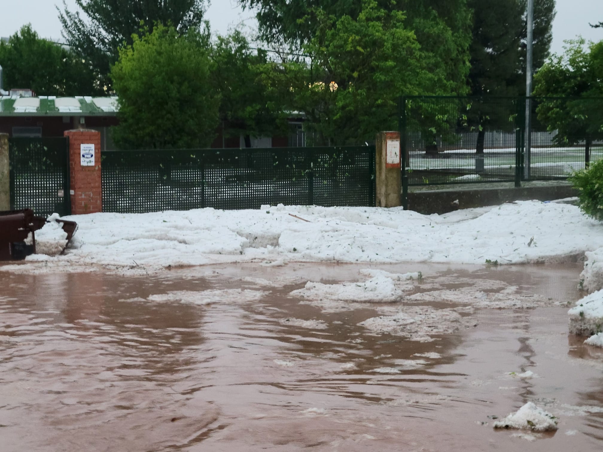Las imágenes de la tormenta en Navarrete
