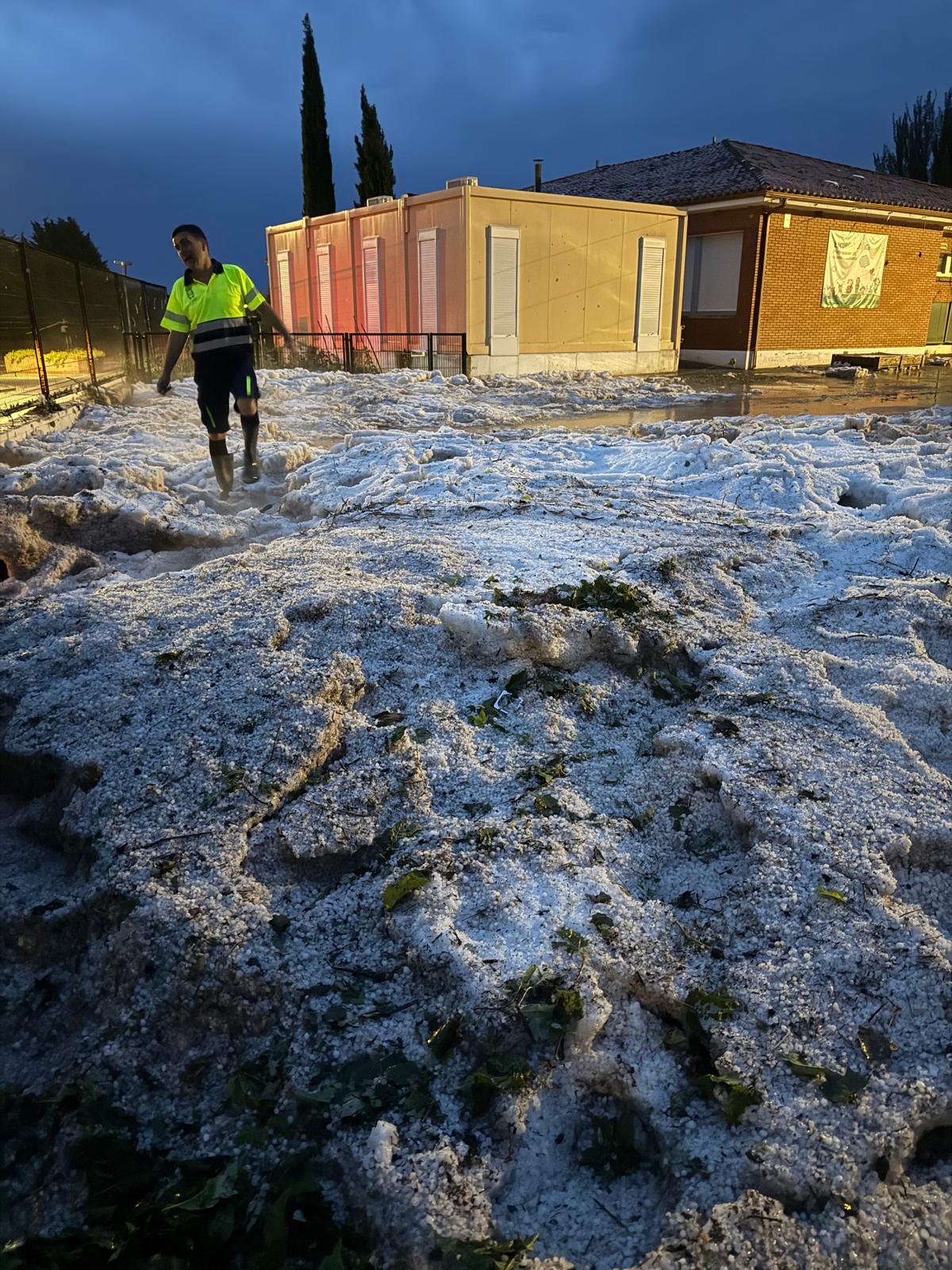 Las imágenes de la tormenta en Navarrete