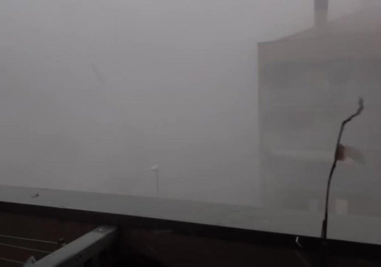 Vídeo | El infierno en Logroño por la tormenta