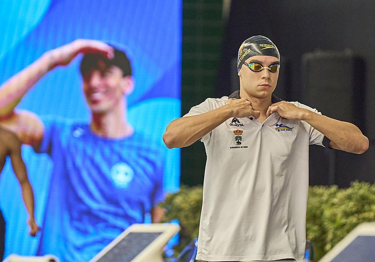 Iván Martínez se prepara para competir en los Campeonatos de España.