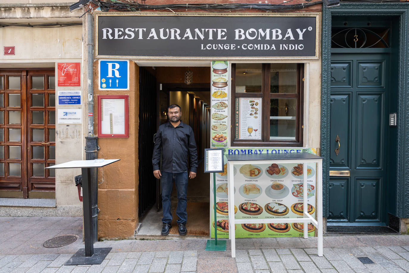 Restaurante de comida indio.