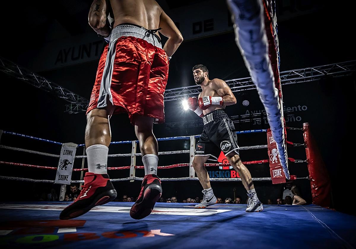 Una noche de boxeo en Las Gaunas