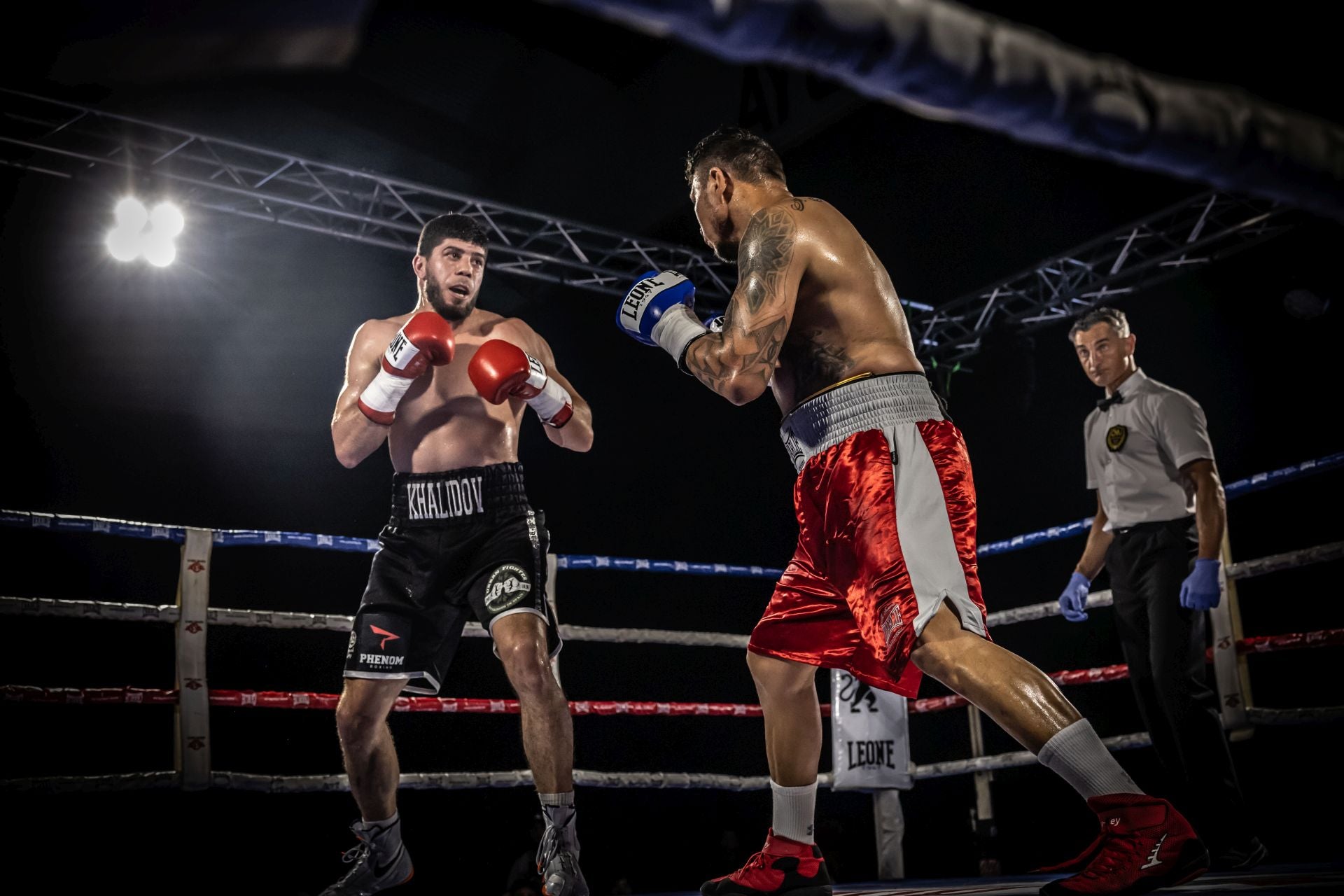 Una noche de boxeo en Las Gaunas