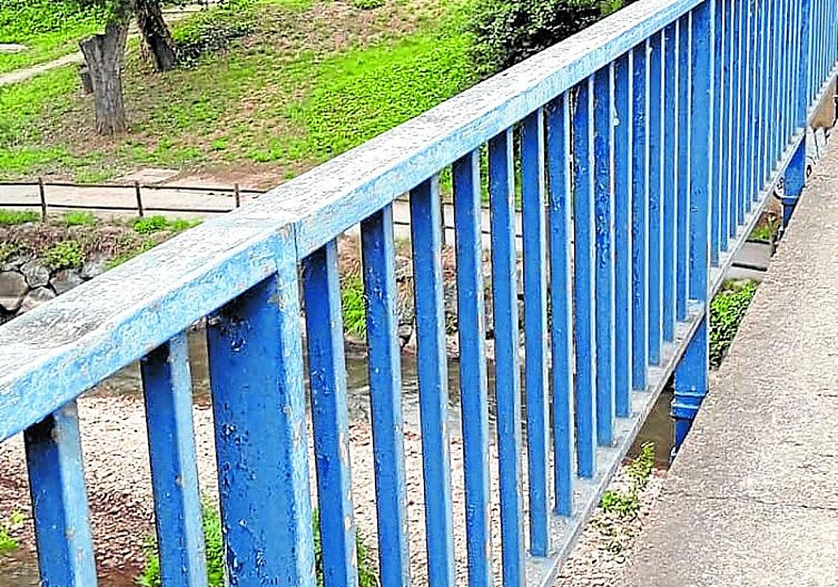 El puente sobre el río Iregua, en la avenida de Aragón, hoy en La Guindilla