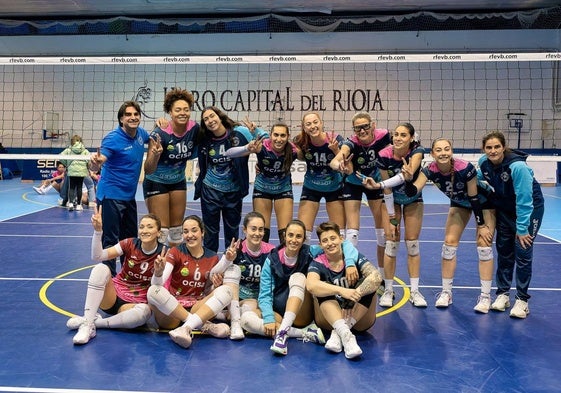 Plantilla del Ocisa Haro Rioja Voley.
