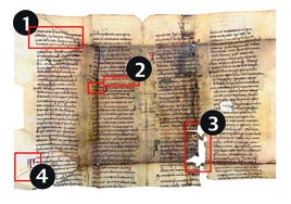 Así es el manuscrito del siglo X descubierto en el Archivo Diocesano