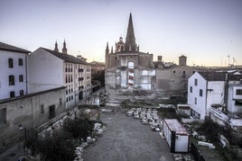 La parcela, en 2023, año en el que se anunció el proyecto de Bosonit.