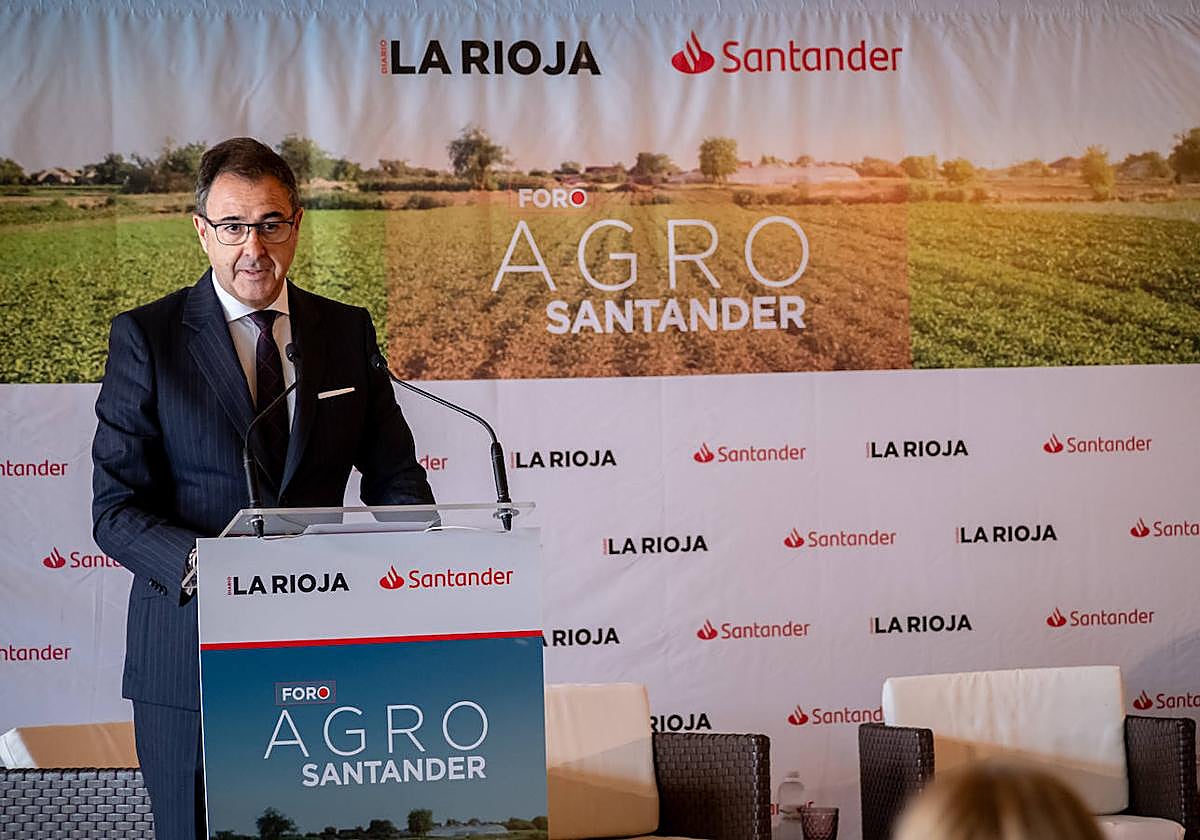 Javier Gallardo, en el Foro del Banco Santander.