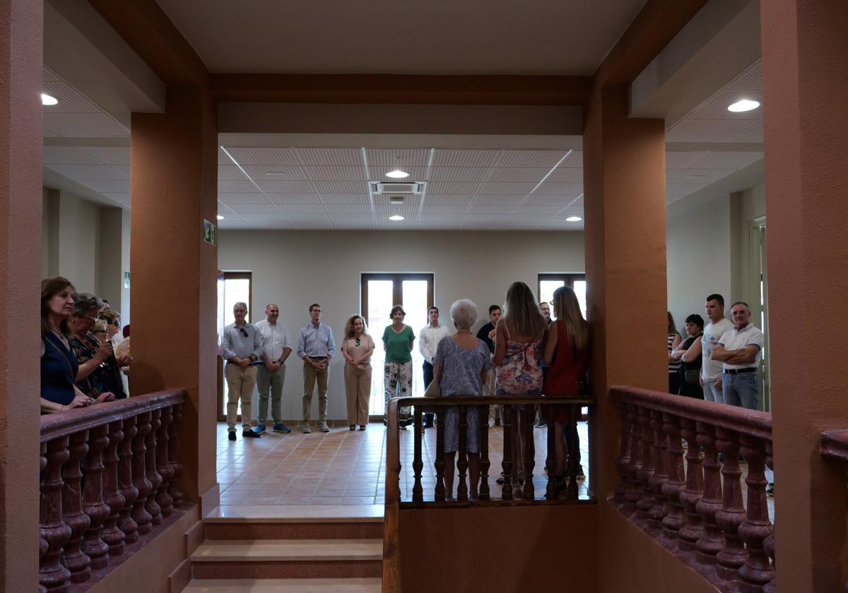 Gonzalo Capellán, ayer en la Casa de Cultura de Cervera.