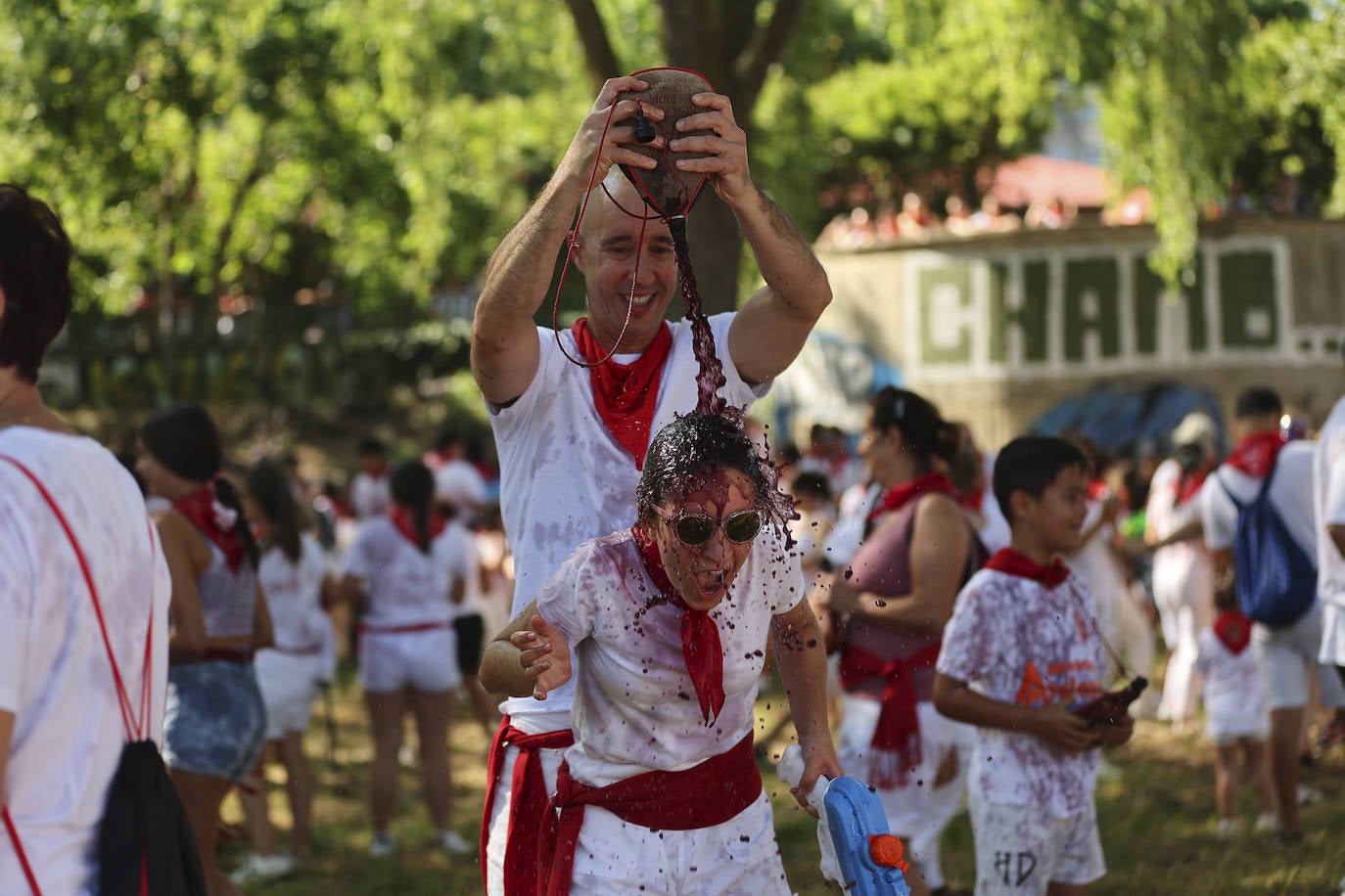 Las imágenes de la Batalla del Vino Infantil de Haro