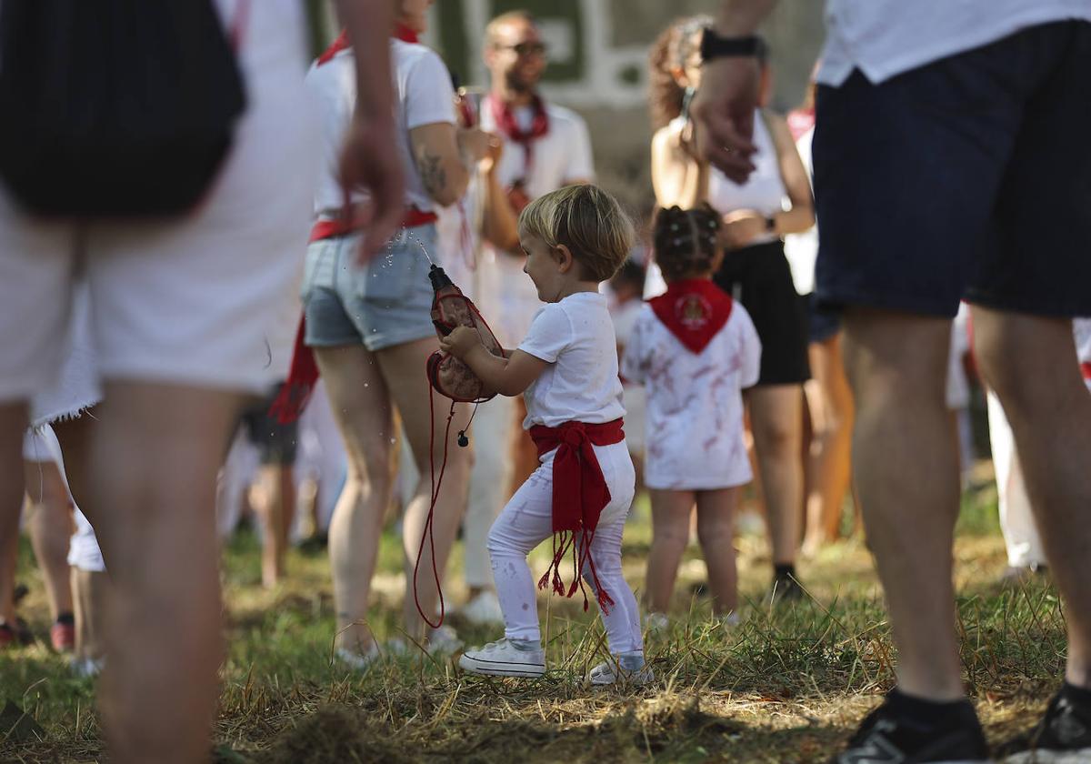Las imágenes de la Batalla del Vino Infantil de Haro