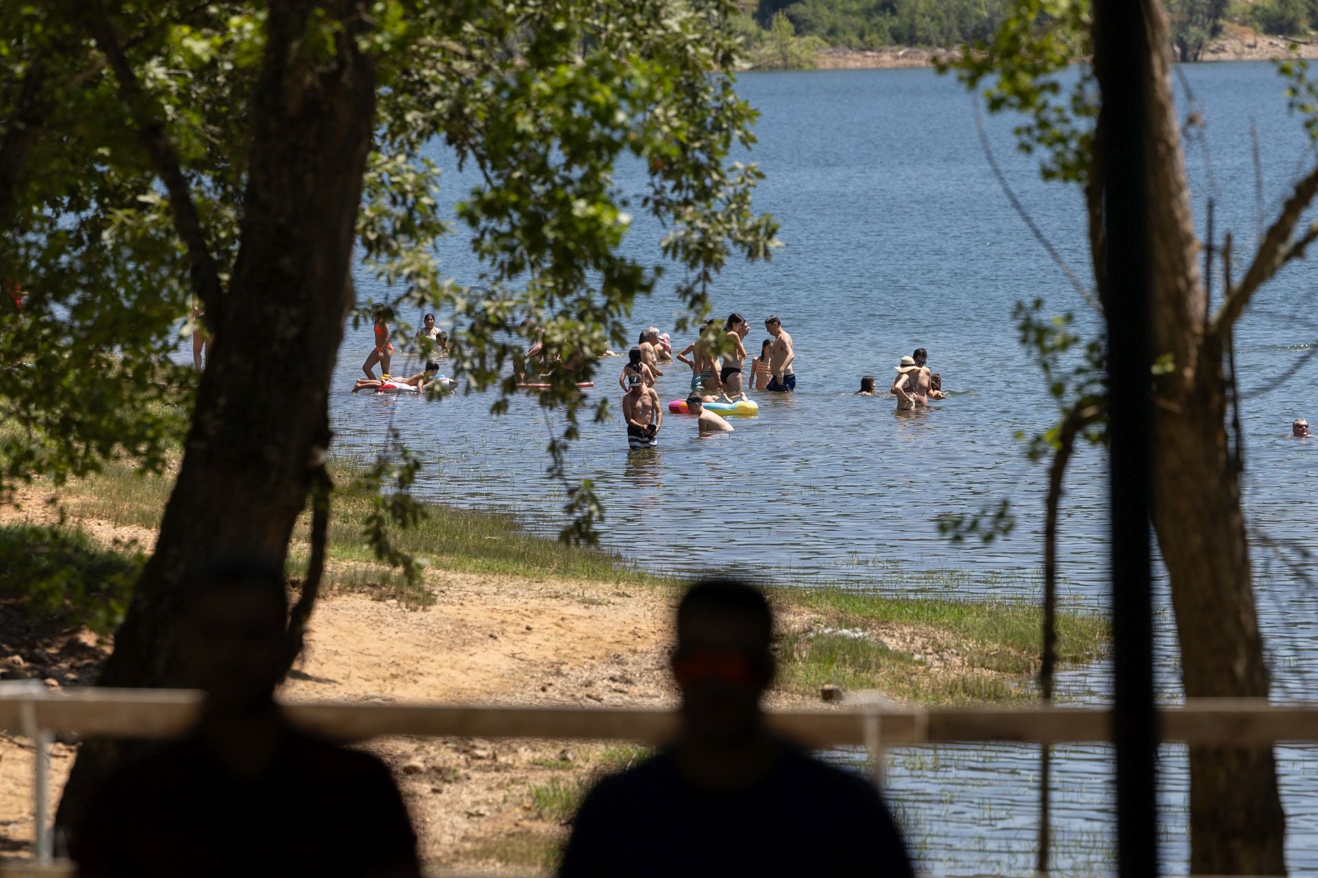 Las imágenes de los bañistas en El Rasillo