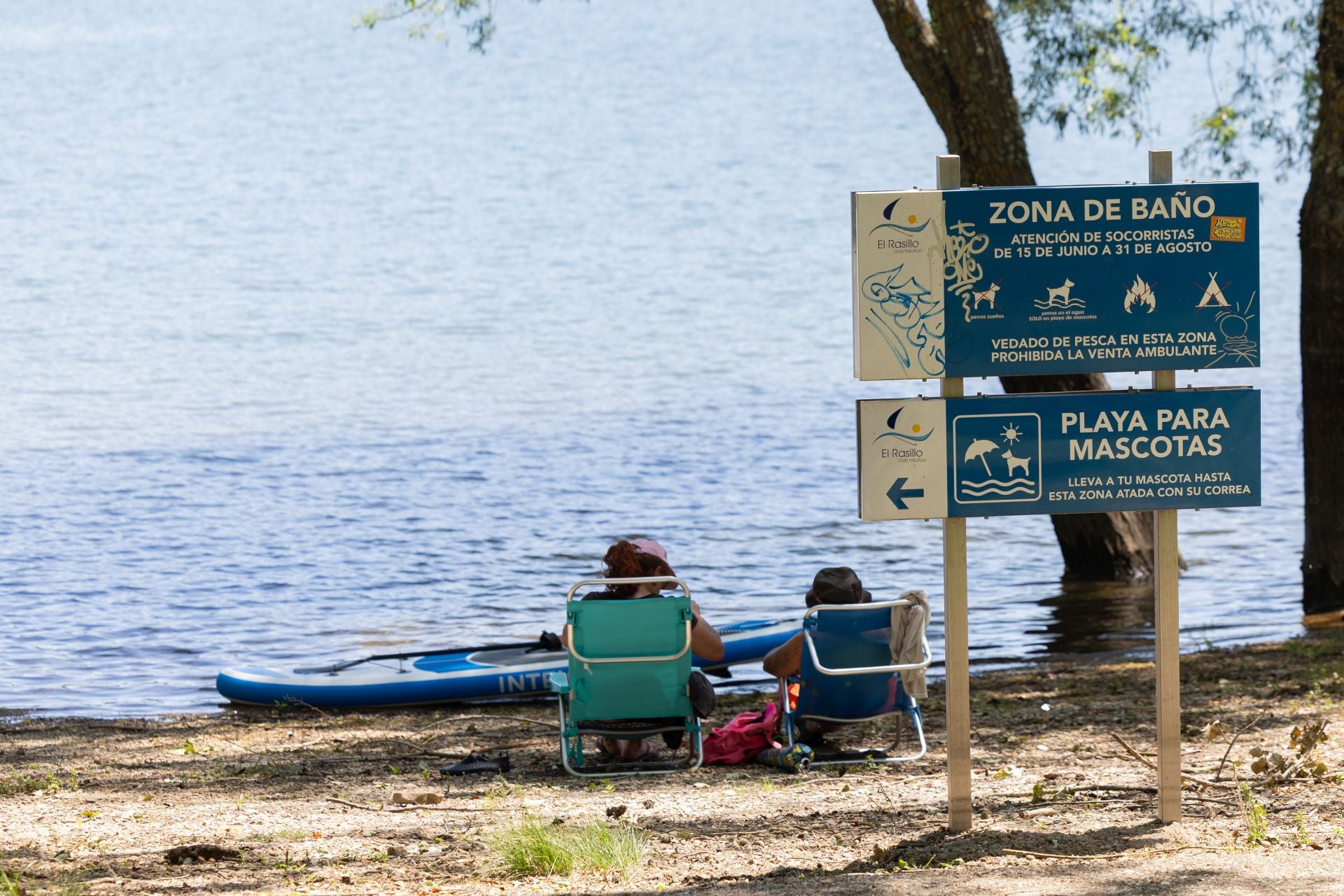 Las imágenes de los bañistas en El Rasillo