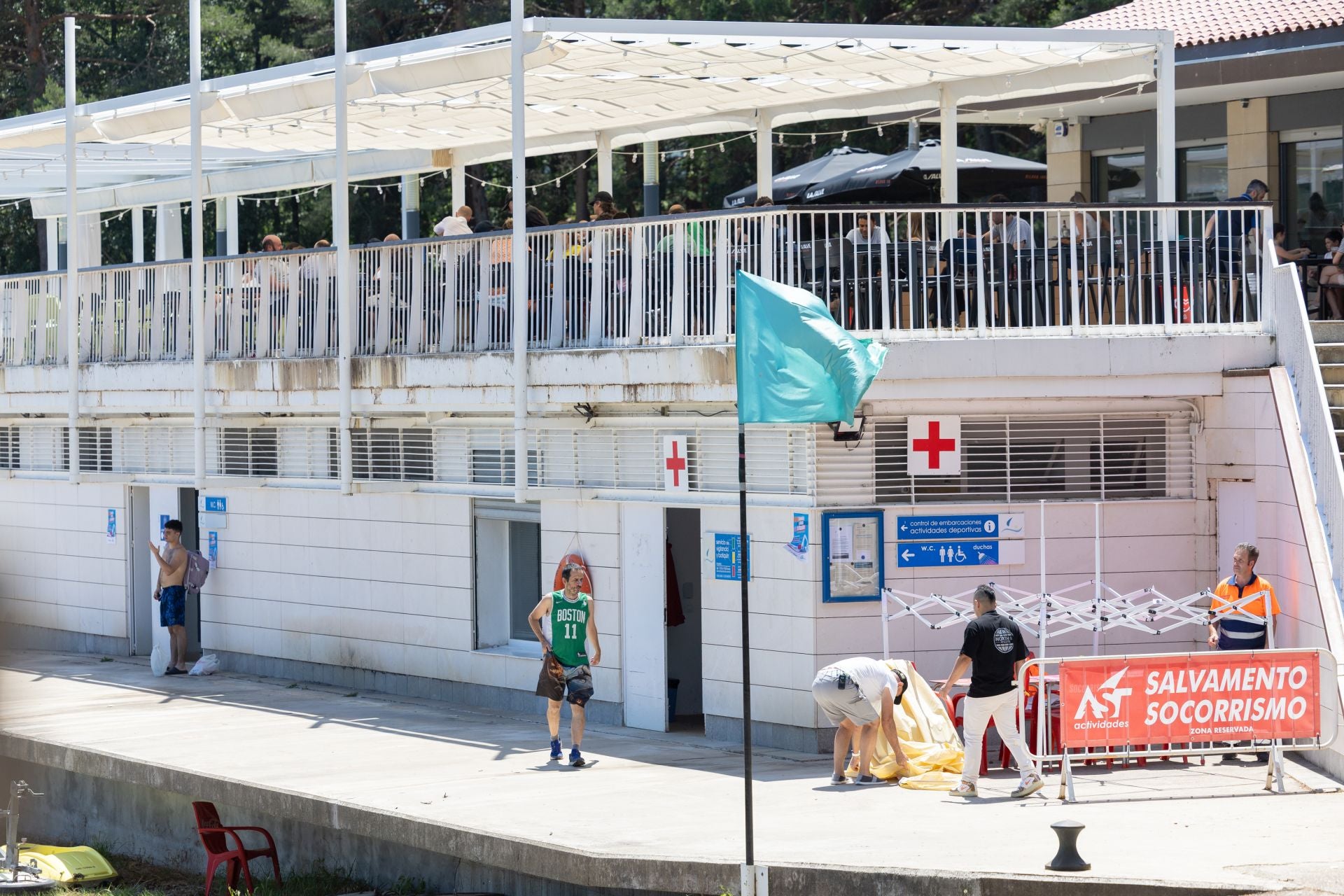 Las imágenes de los bañistas en El Rasillo
