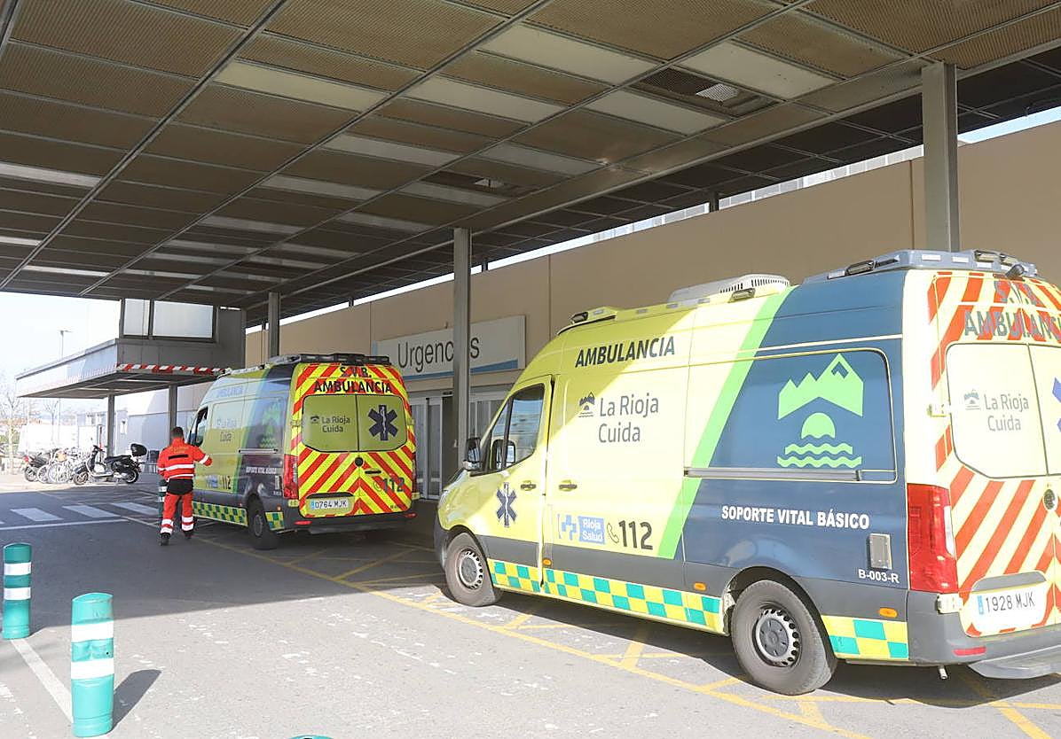 Exterior del servicio de Urgencias del Hospital San Pedro de Logroño.