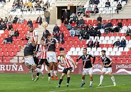 Último partido entre la UDL y la SDL en Las Gaunas la temporada pasada.
