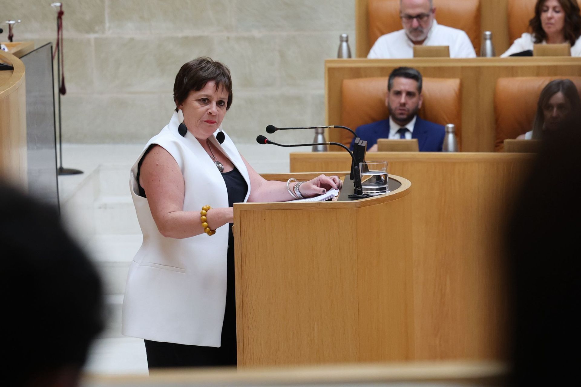 Henar Moreno, este jueves en el debate.