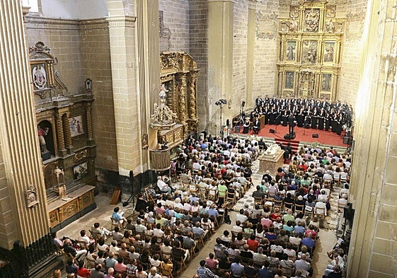 Concierto del Coro de RTVE, en Santo Domingo en 2019.