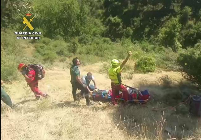 Momento del rescate