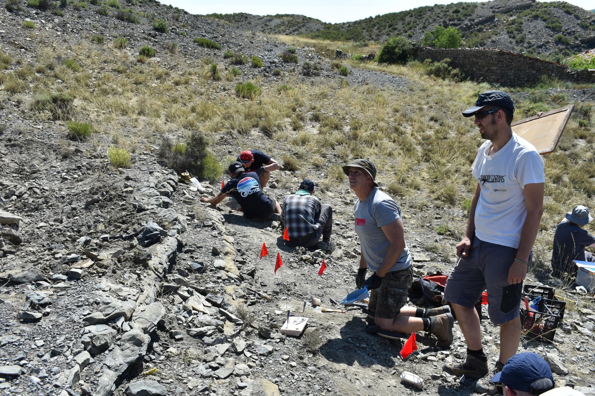 Imágenes de la excavación de Las Cerradas de Igea