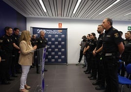 Acto de bienvenida en la Jefatura Superior de La Rioja
