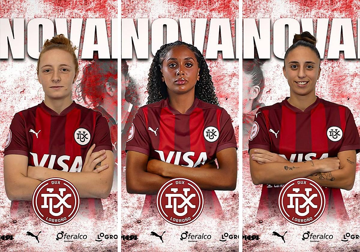 El DUX Logroño anuncia sus últimas renovaciones: Justina Morcillo, Mía Asenjo y la capitana, Lorena Valderas