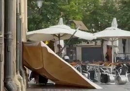 La dana deja fuertes lluvias, viento y algo de pedrisco en La Rioja