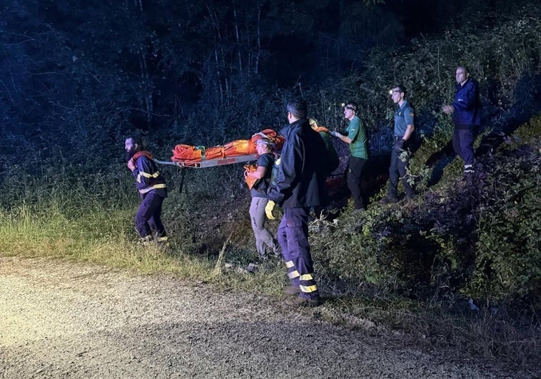 Rescate del hombre perdido.