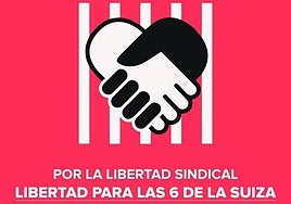 Partidos y sindicatos riojanos convocan una concentración para exigir la liberación de 'Las seis de La Suiza'