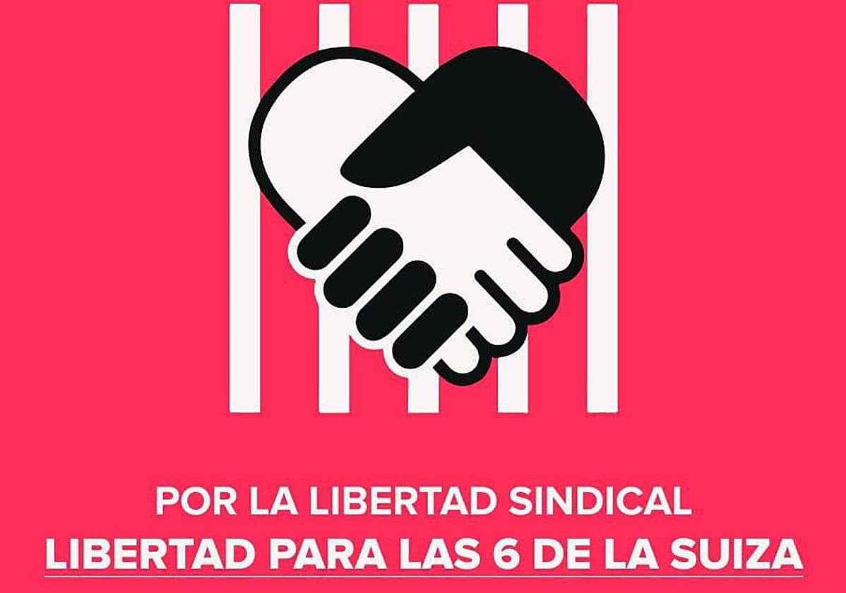 Partidos y sindicatos riojanos convocan una concentración para exigir la liberación de 'Las seis de La Suiza'