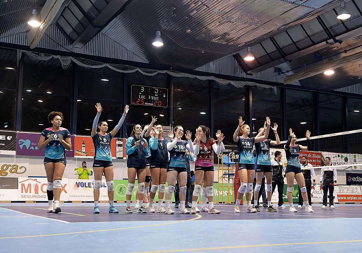 El Ocisa Haro tras una victoria la temporada pasada.