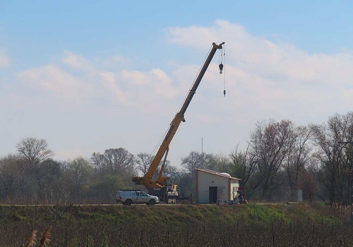 Imagen de los pozos de captación, que ya han visto la sustitución de siete bombas en apenas tres años.