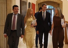 Alfonso Domínguez, Marta Fernández, Gonzalo Capellán y Cristina Maiso llegan al Parlamento.