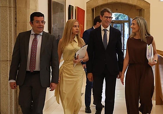 Alfonso Domínguez, Marta Fernández, Gonzalo Capellán y Cristina Maiso llegan al Parlamento.