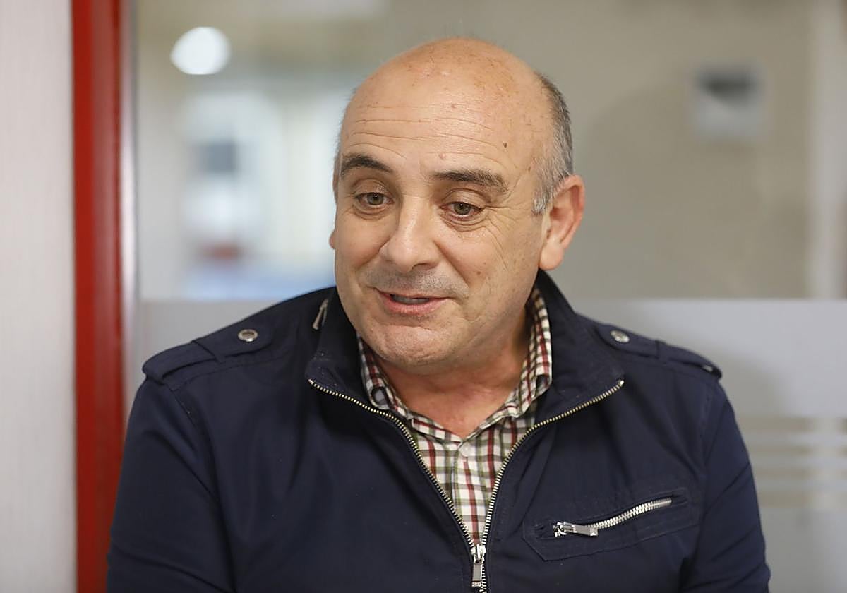 Eduardo Guerra, durante una entrevista en Diario LA RIOJA.